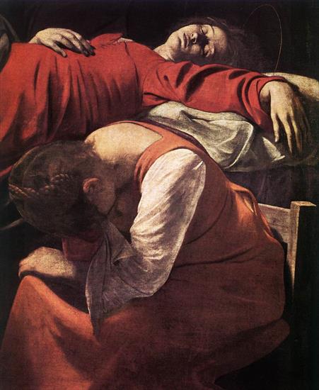 michelangelo merisi da caravaggio - Der Tod der Jungfrau Detail.jpg