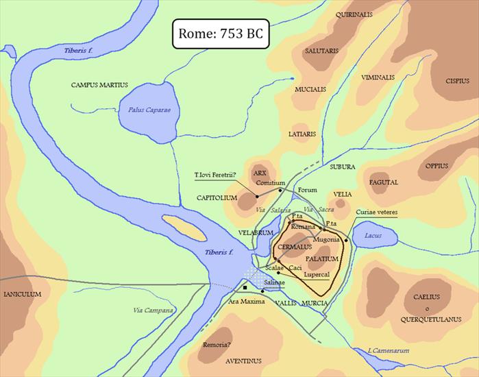 Rzym starożytny- Urbi Roma - mapy - 800px-Rome_in_753_BC.png