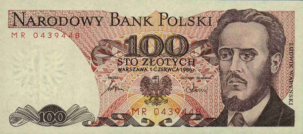 Banknoty Polska - PolandP143c-100Zlotych-1986-donatedmjd_f.jpg