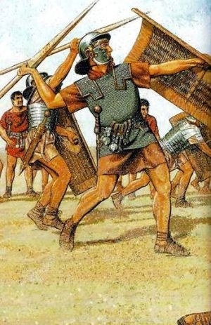 Rzym starożytny - wojsko rzymskie - obrazy - timthumb.php.jpg 17. Rzut pilum.jpg