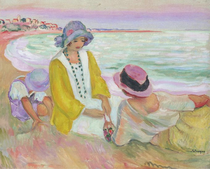 Henri Lebasque - Three Young Girls at the Beach.jpeg