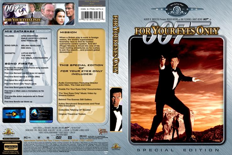James Bond - 007 Complet... - James Bond K 007-12 Tylko dla Twoich oczu - For Your Eyes Only 1981.06.24 DVD ENG.jpg