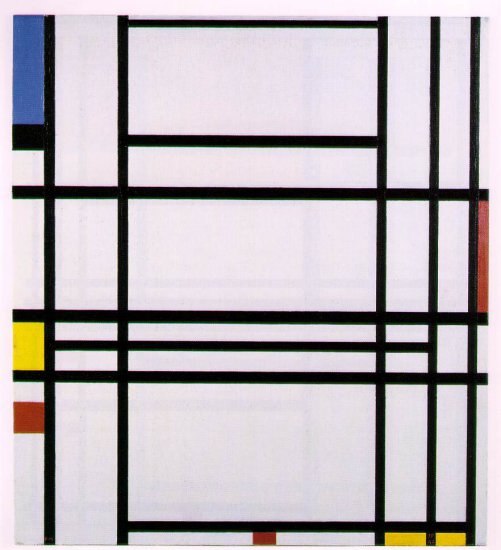 Mondrian, Piet 1872-1944 - Mondrian Composition No. 10, 1939-42, 80x73 cm,.jpg