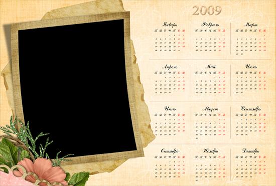  Ramki z Kalendarzem na 2009 rok - yuy7uou.jpg