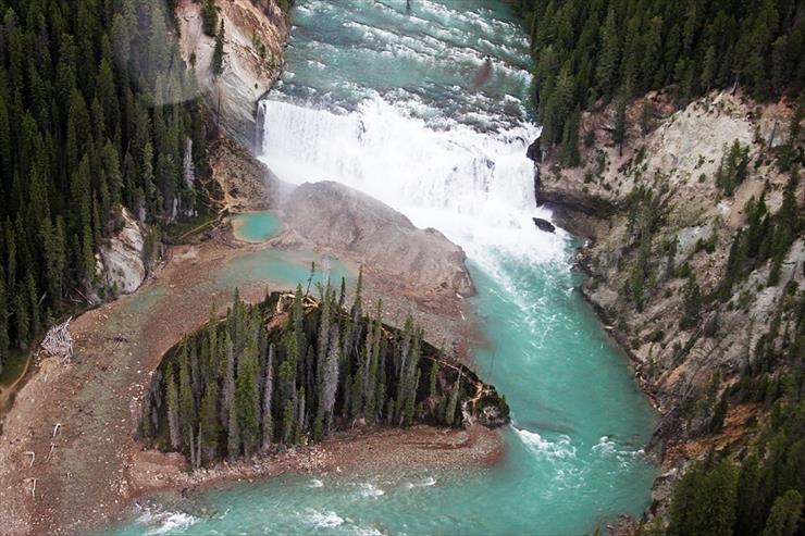 Yoho National Park - Now here is a view of Wapta Falls you dont see every day.jpg