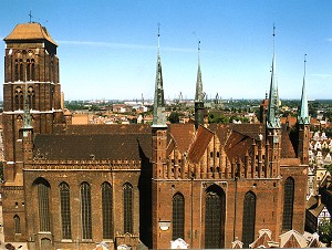 Zabytki Gdańska - Kościół Mariacki- gotyk.jpg