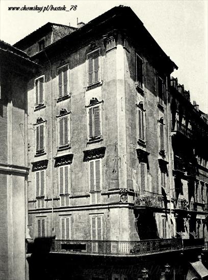 STARE ZDJECIA RZYMU - 1930 y Corso Umberto I, Cantonata di casa.jpg