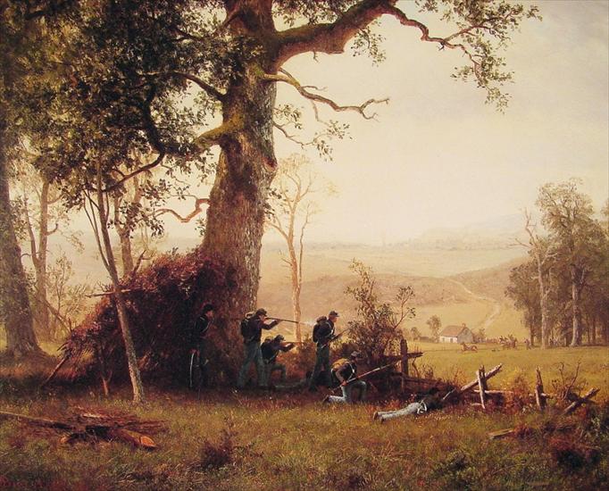 Albert Bierstadt 1830-1902 - Guerrilla_Warfare.jpg