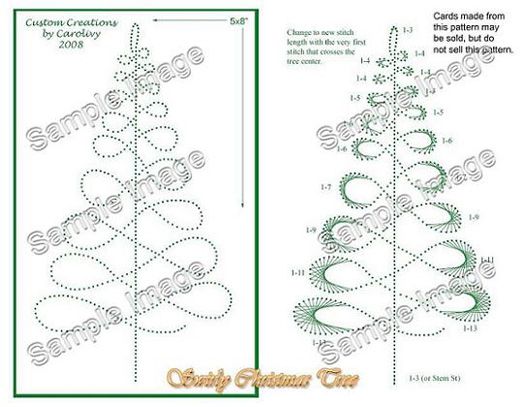 Boże Narodzenie - Swirly Christmas Tree Pattern watermark.jpg