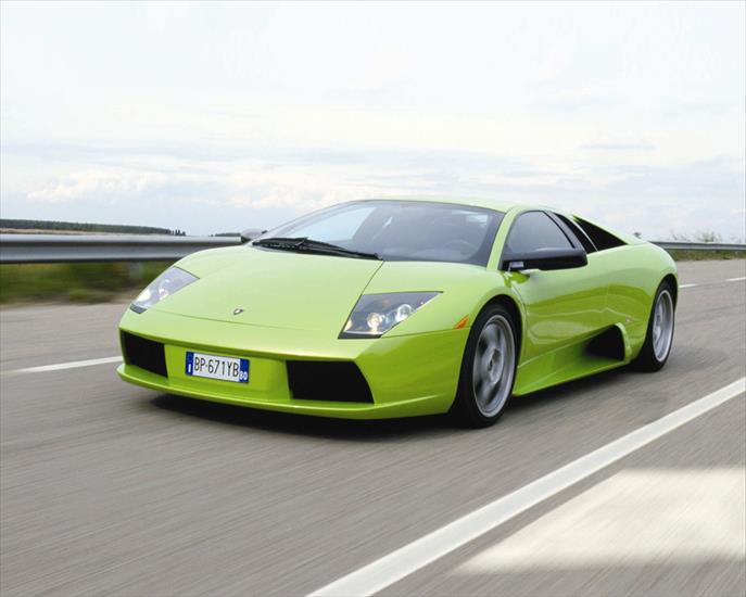 Najlepsze i Najszybsze Samochody Świata - Lamborghini Murcielago Green.jpg