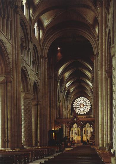 412 art pictures - 115. interior of durham cathedral, normandy 1093-1128.jpg