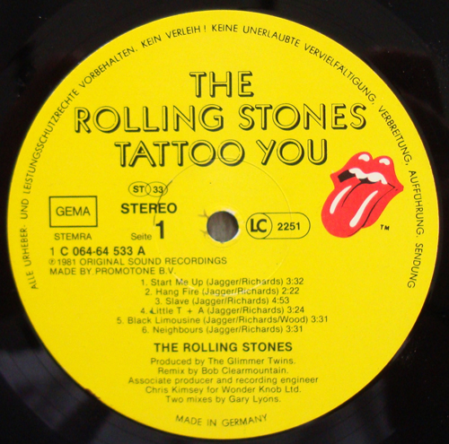1981 - Tattoo You vinyl - A.jpg