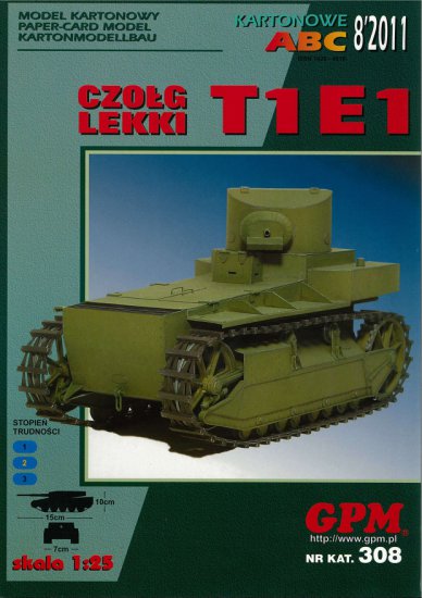 GPM 308 -  Amerykański czołg lekki T1E1 - 01.jpg
