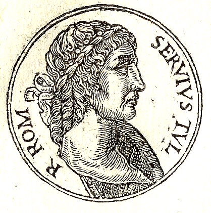 Rzym starożytny - królowie Rzymscy - obrazy - Servius_by_Rouille.jpg