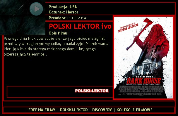 POLSKI-LEKTOR - Mroczne Domostwo Dark House 2014 PL.jpg