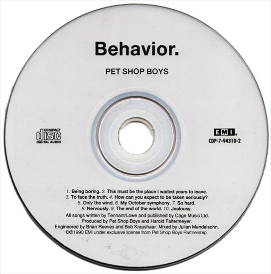 Pet Shop Boys - Behaviour 1990 - Pet Shop Boys - Behavior cd.jpg
