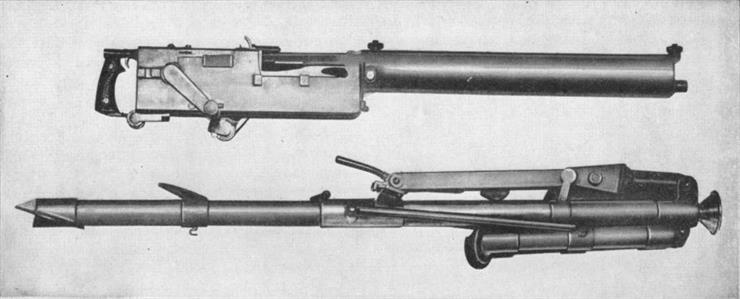 Pistolety i Karabiny Maszynowe - Nordenfelt Machine Gun, Model 1897, with Mount Folded for Carrying.jpg
