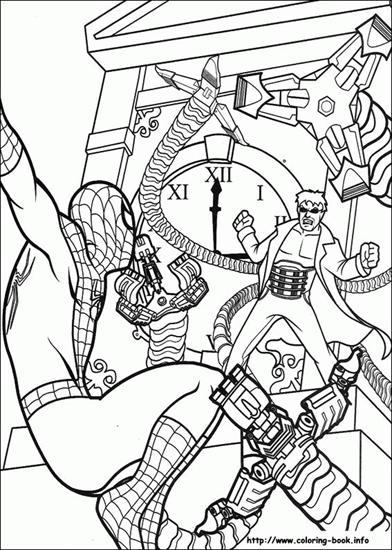 Spiderman - Spiderman - kolorowanka 127.GIF