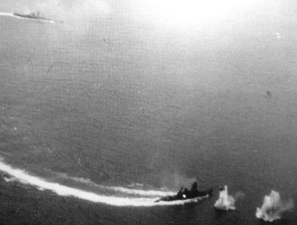 1944 - Yamato and Nagato Under Attack, October 1944.JPG