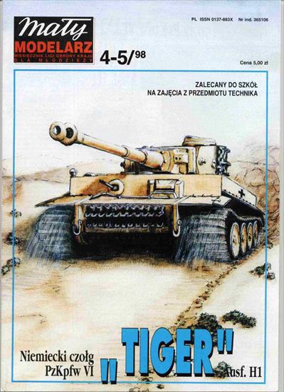 Maly Modelarz 1998.04-05 - Czolg PzKpfw VI Ausf. H1 Tiger - 01.jpg