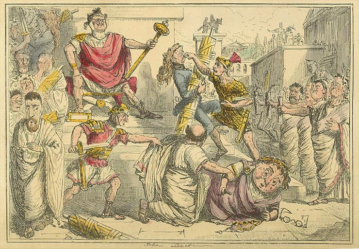 Rzym starożytny -... - 800px-Comic_History_of_Rome_Table_02_Tarquinius_Superbus_makes_himself_King.jpg