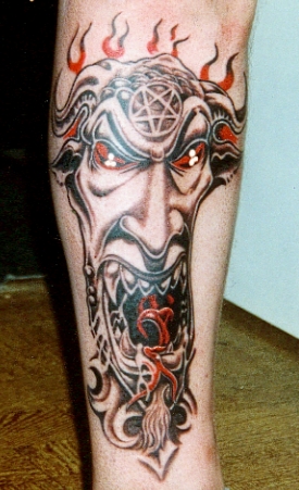 Fajne do szkicowania niektóre to tatuaże - devil1.jpg