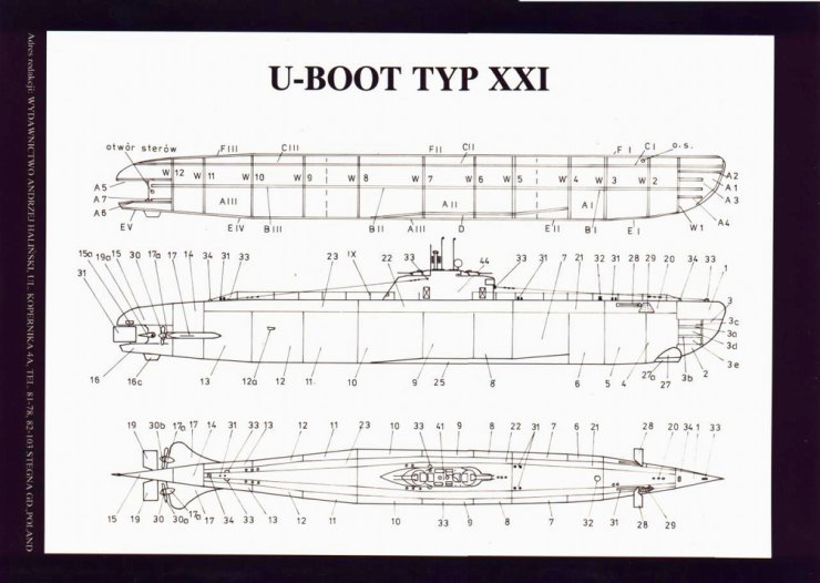 MK 01 -  Niemiecki okręt podwodny U-Boot typ XXI - 12.JPG