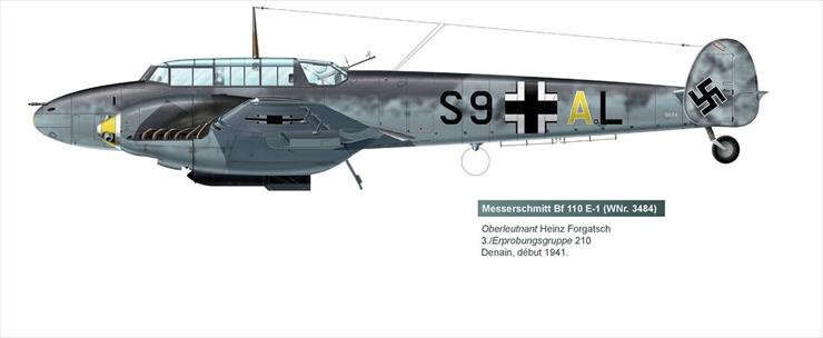 Messerschmitt - Messerschmitt Bf 110E-1.bmp