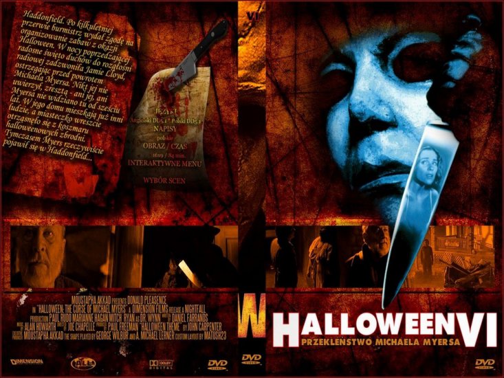 Okładki Filmów - Halloween 6 Przekleństwo Michaela Myersa.jpg