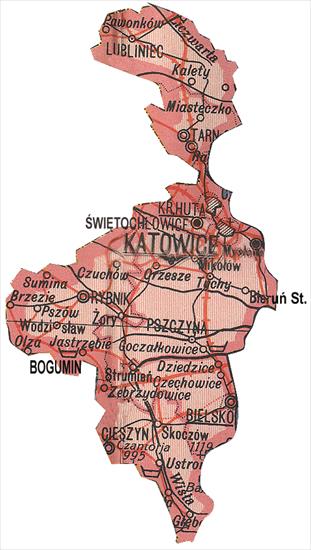 mapy Europa , Polska - slaskie1.gif