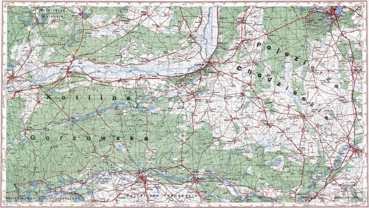 Topograficzna mapa Polski - n33-117-118-Chodziez.jpg