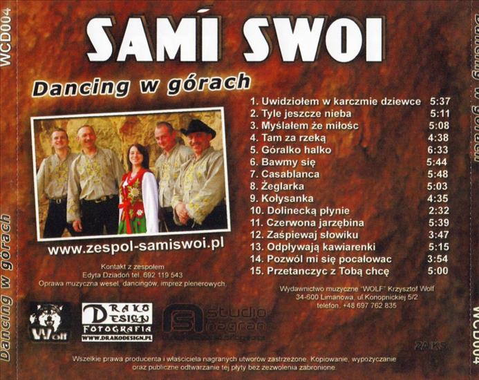  Sami Swoi - Dancing w górach 2011 - Sami Swoi - Dancing w górach 2011 - Back.jpg