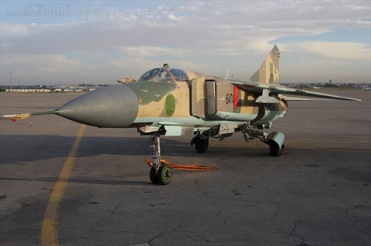 MiG-23  radziecki  samolot myśliwski - MiG-23 6474 libijskich sił powietrznych.JPG