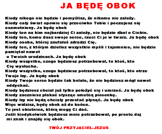 Kim jest Jezus dla mnie - JA BĘDE OBOK CIEBIE.bmp