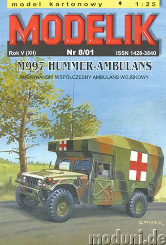 2002 - 08 Modelik 8.2001 M997 Hummer-Ambulans.jpg