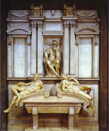 Michał Anioł - Michelangelo - Tomb of Lorenzo de Medici.JPG
