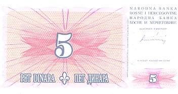 BOŚNIA I HERCEGOWINA - 1994 - 5 dinarów b.jpg