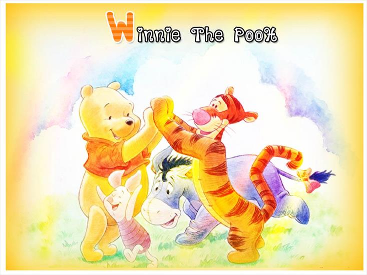 obrazki dla dzieci - Wallcate.com - Wallpapers Winnie the Pooh - Cartoon 3.jpg