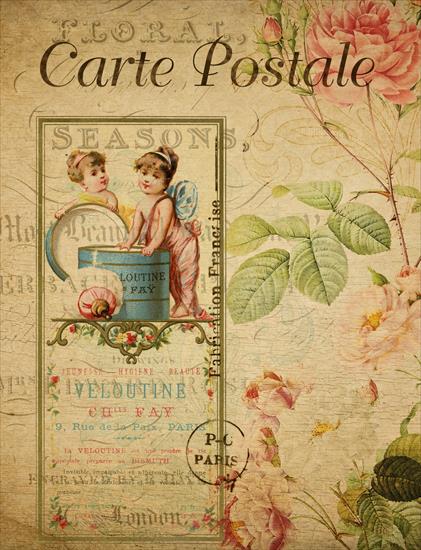 POSTCARD VINTAGE - vintage-postage-french-advert.jpg